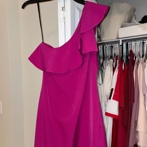 One shoulder formal dress